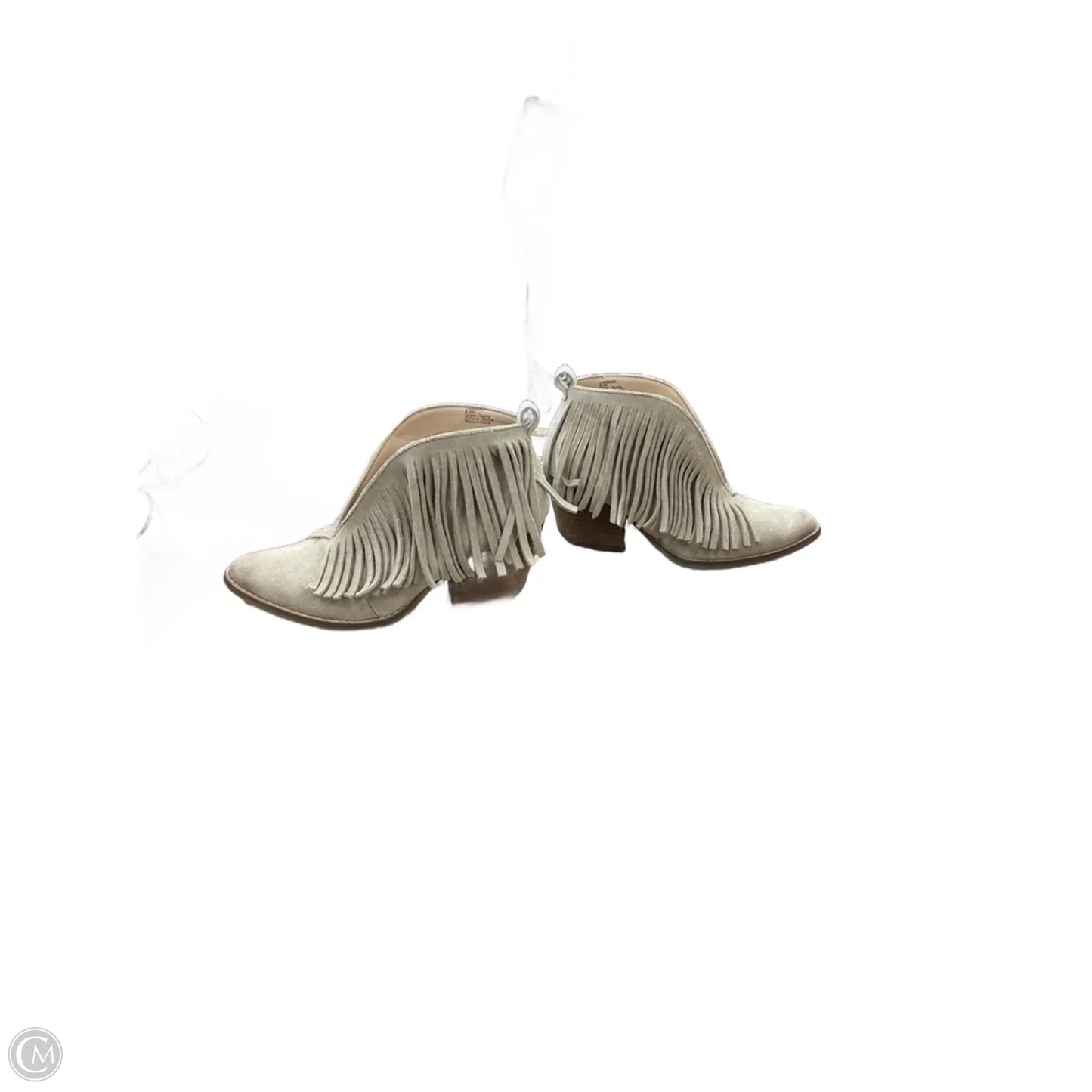 Boots Ankle Heels By Coconuts In Tan, Size: 6.5