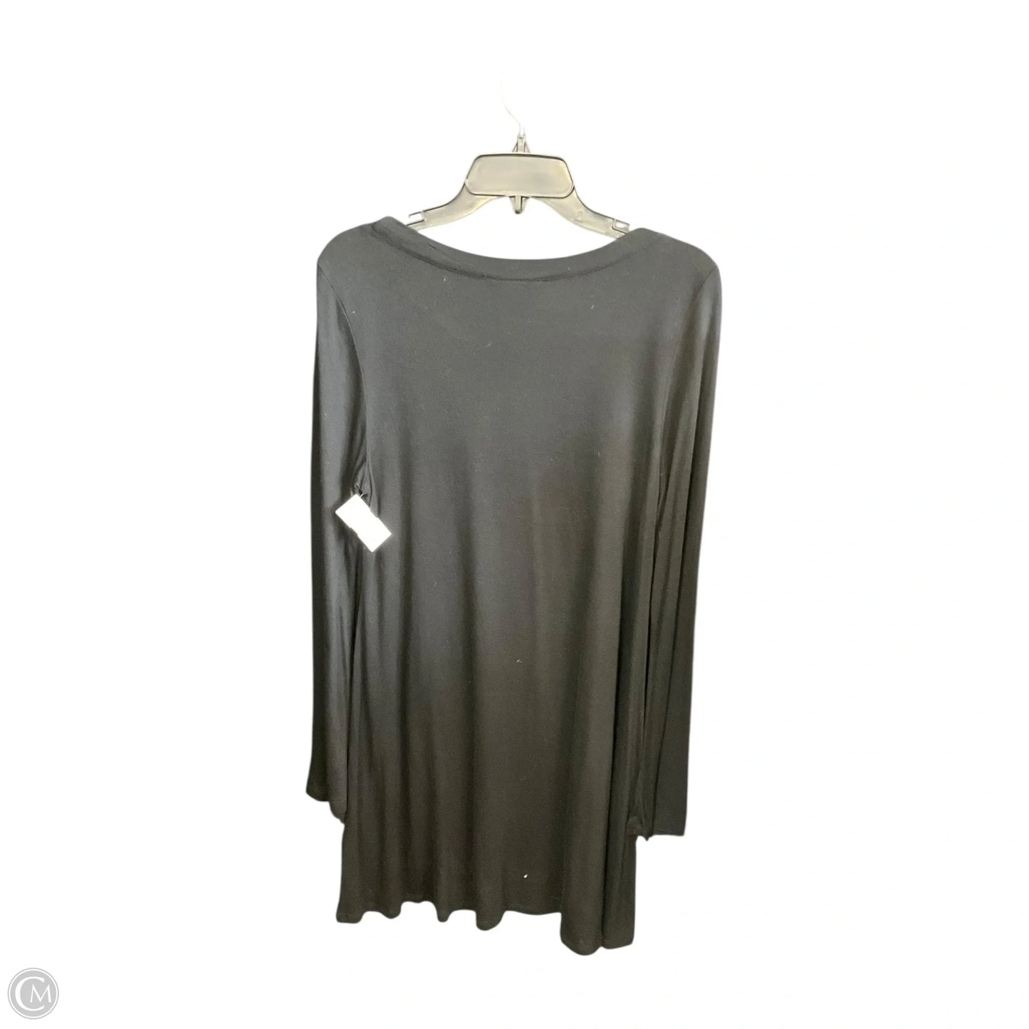Top Long Sleeve Basic By Inc In Black, Size: L