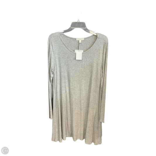 Tunic Long Sleeve By Love Fire In Grey, Size: L