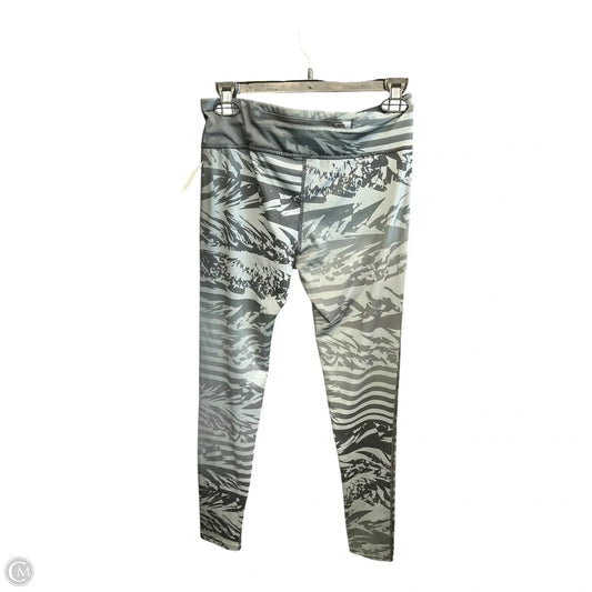 Athletic Leggings By Nike Apparel In Black & Grey, Size: M