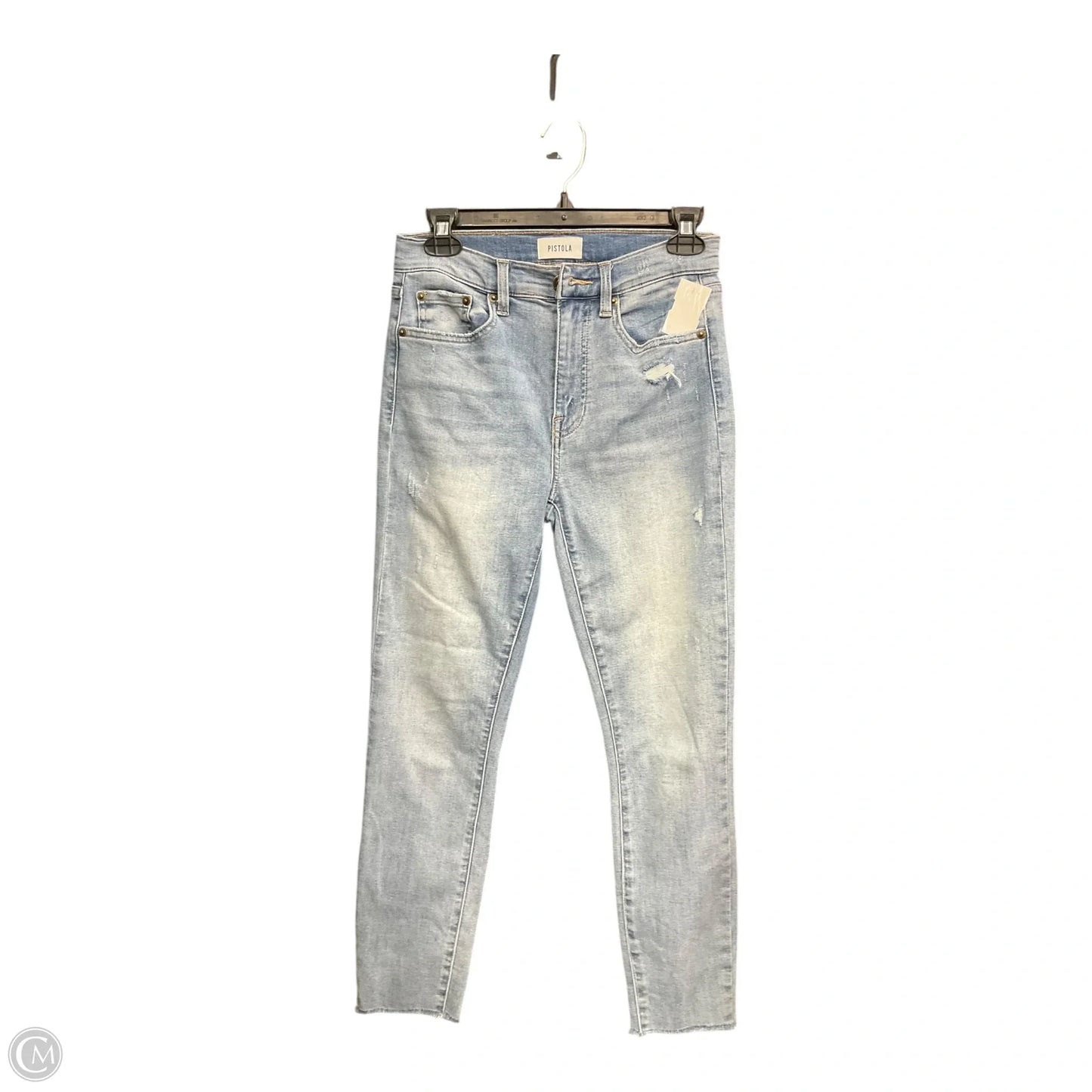 Jeans Skinny By Pistola In Blue Denim, Size: 4