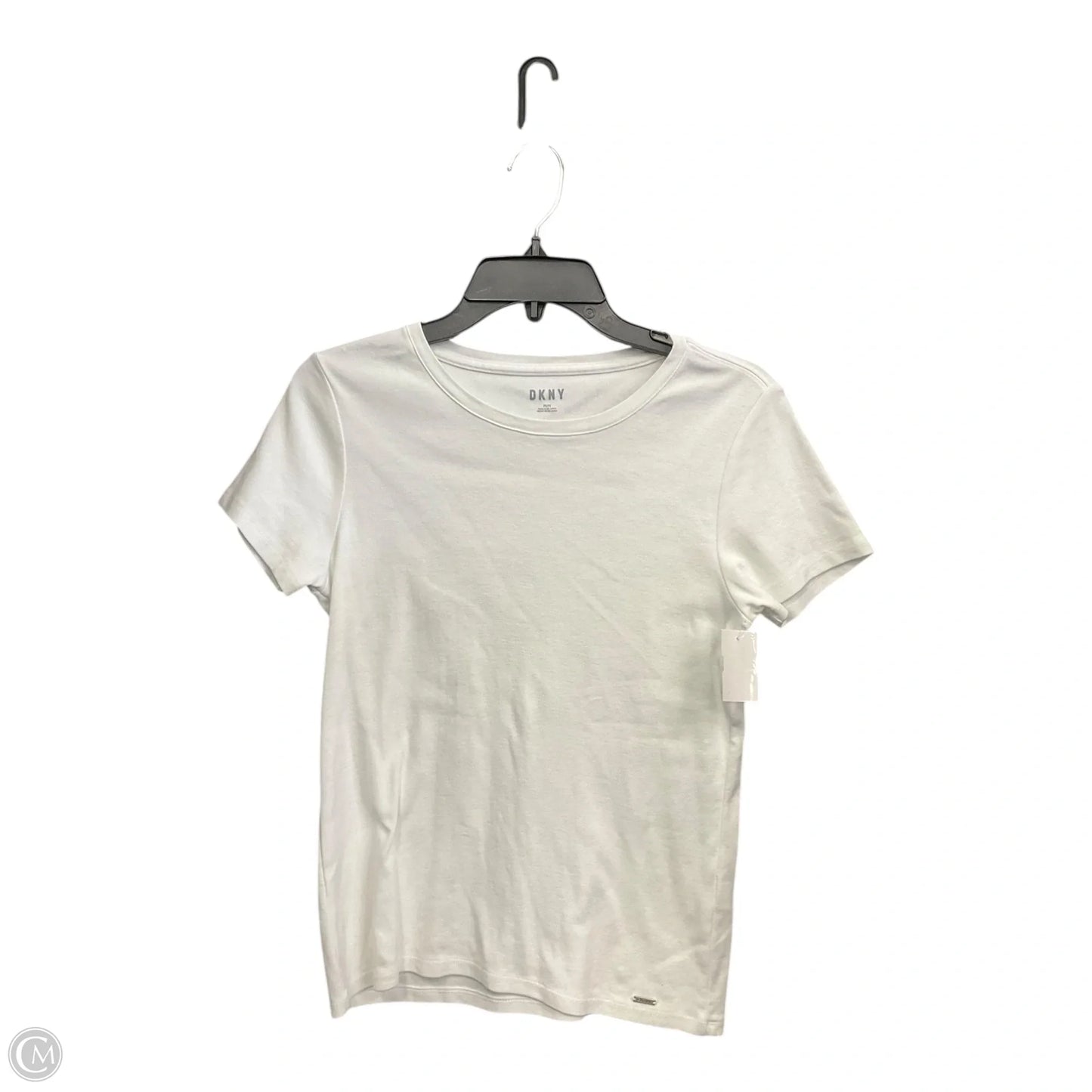 Top Short Sleeve Basic By Dkny In White, Size: M