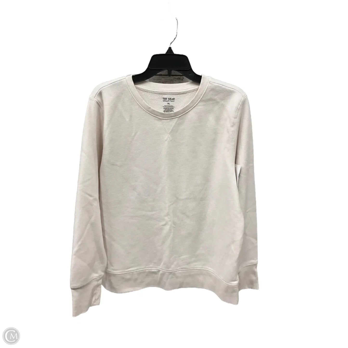 Athletic Sweatshirt Crewneck By Tek Gear In Pink, Size: Xl