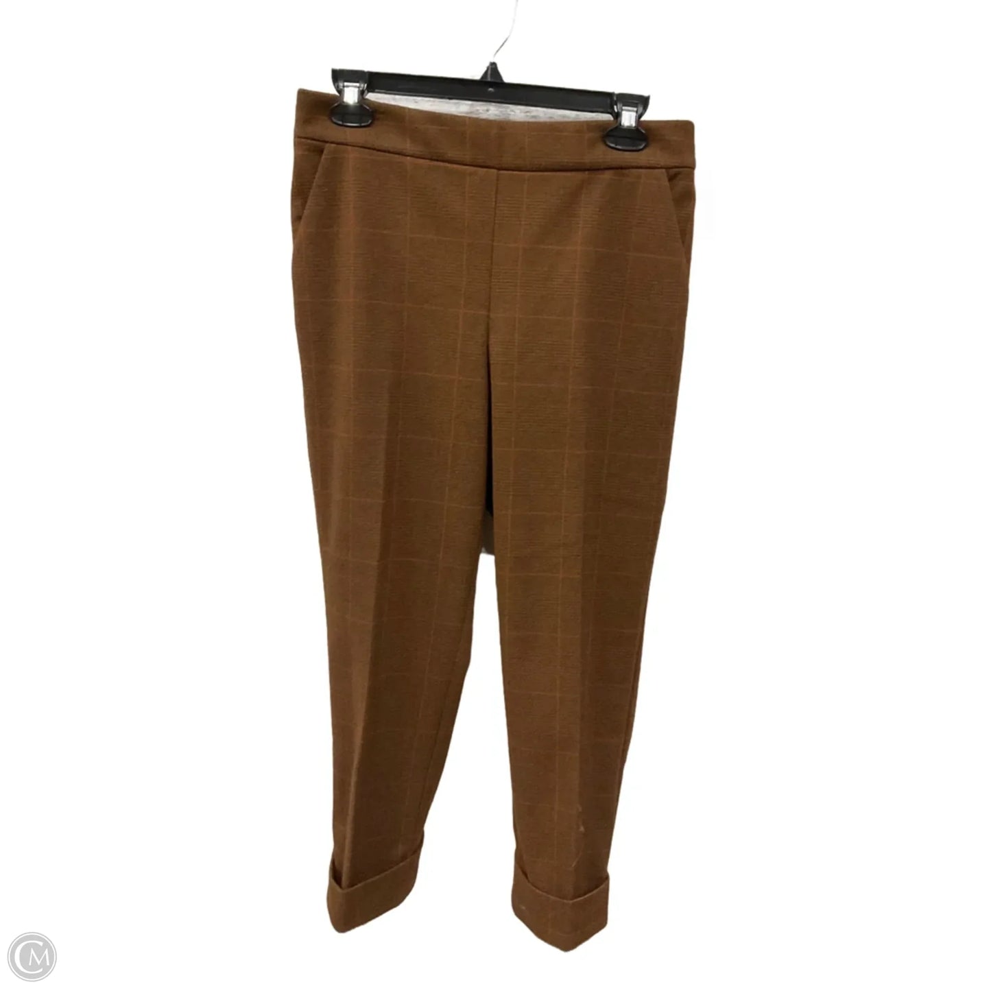 Pants Leggings By Susan Graver In Brown, Size: 4