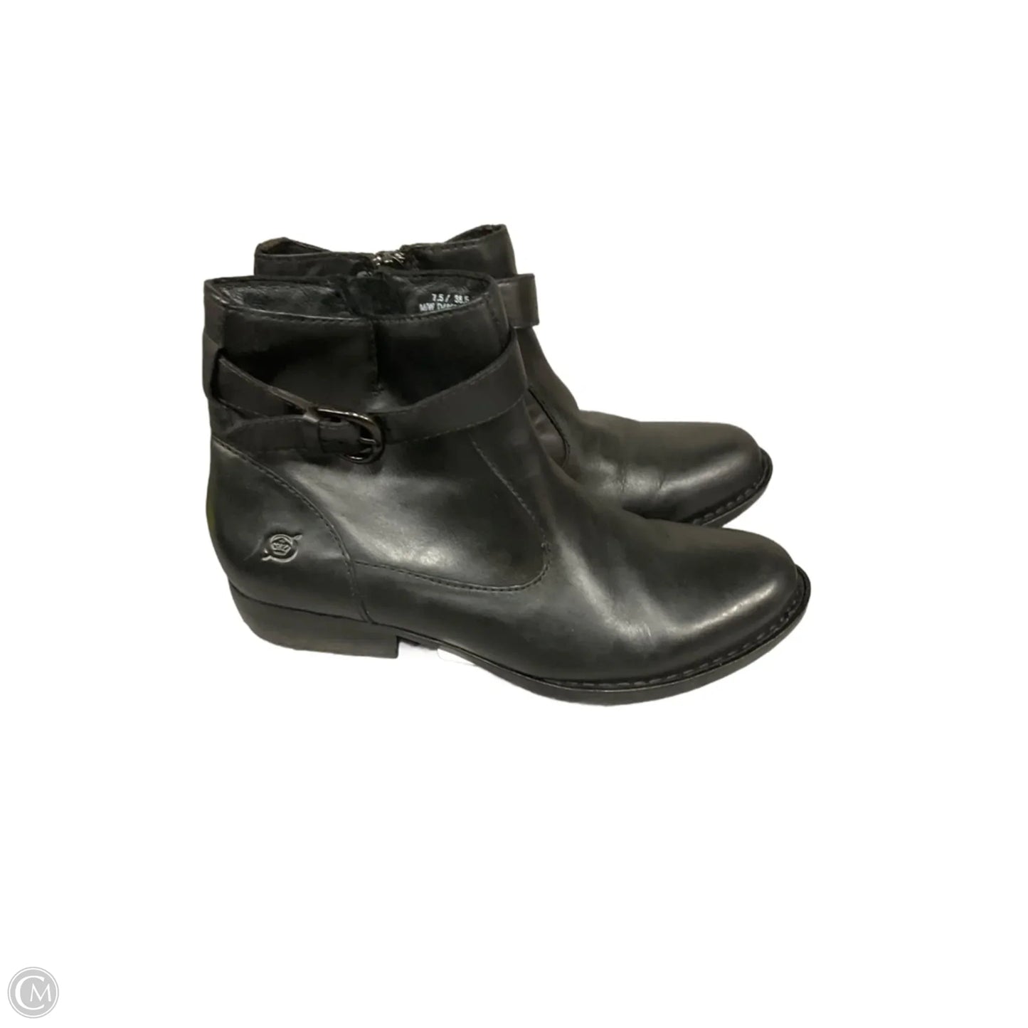 Boots Ankle Heels By Born In Black, Size: 7.5