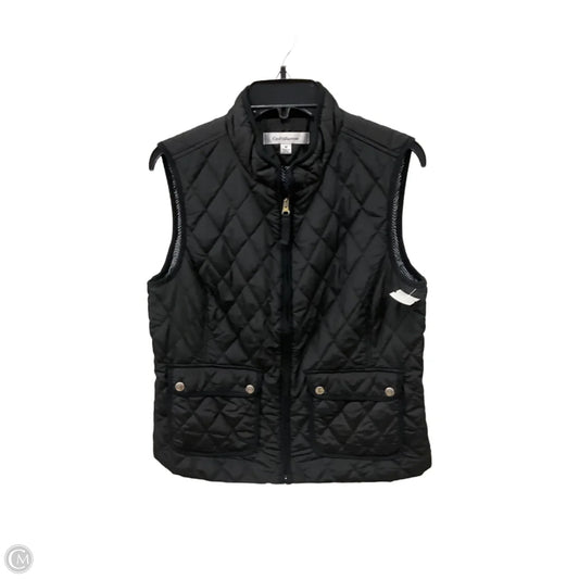 Vest Puffer & Quilted By Croft And Barrow In Black, Size: M