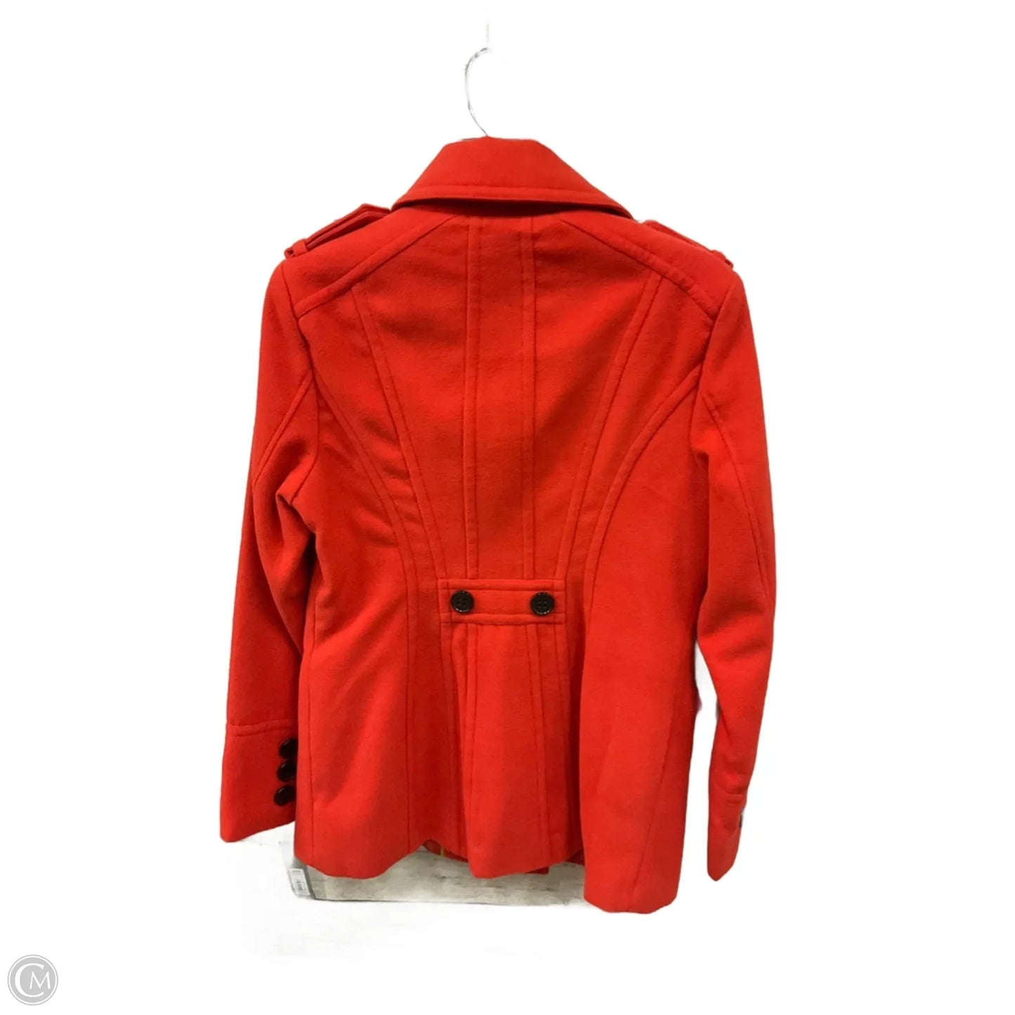Coat Peacoat By Apt 9 In Orange, Size: M