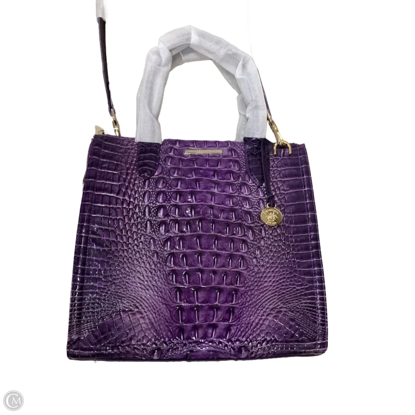 Handbag Designer By Brahmin, Size: Large