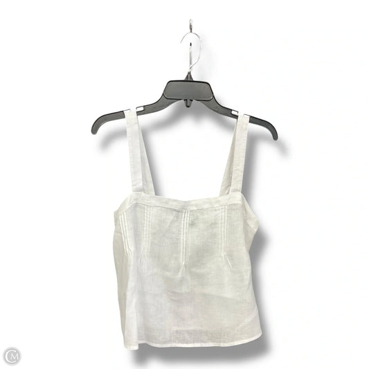 Top Sleeveless By J. Crew In White, Size: S