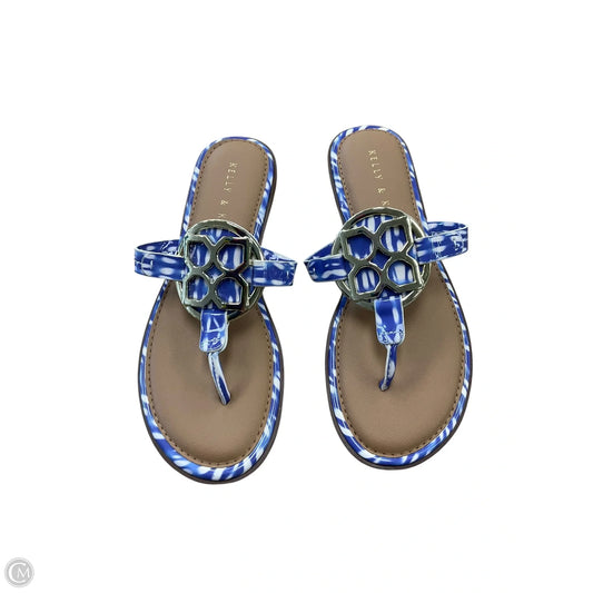 Sandals Flip Flops By Kelly And Katie In Multi-colored, Size: 6