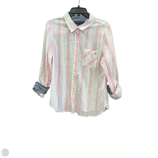 Top Long Sleeve By Tommy Hilfiger In Pink, Size: L