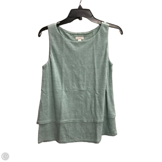 Top Sleeveless By J. Jill In Blue, Size: S
