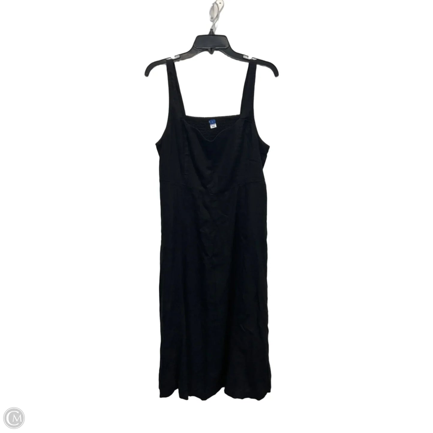 Dress Casual Maxi By Old Navy In Black, Size: L