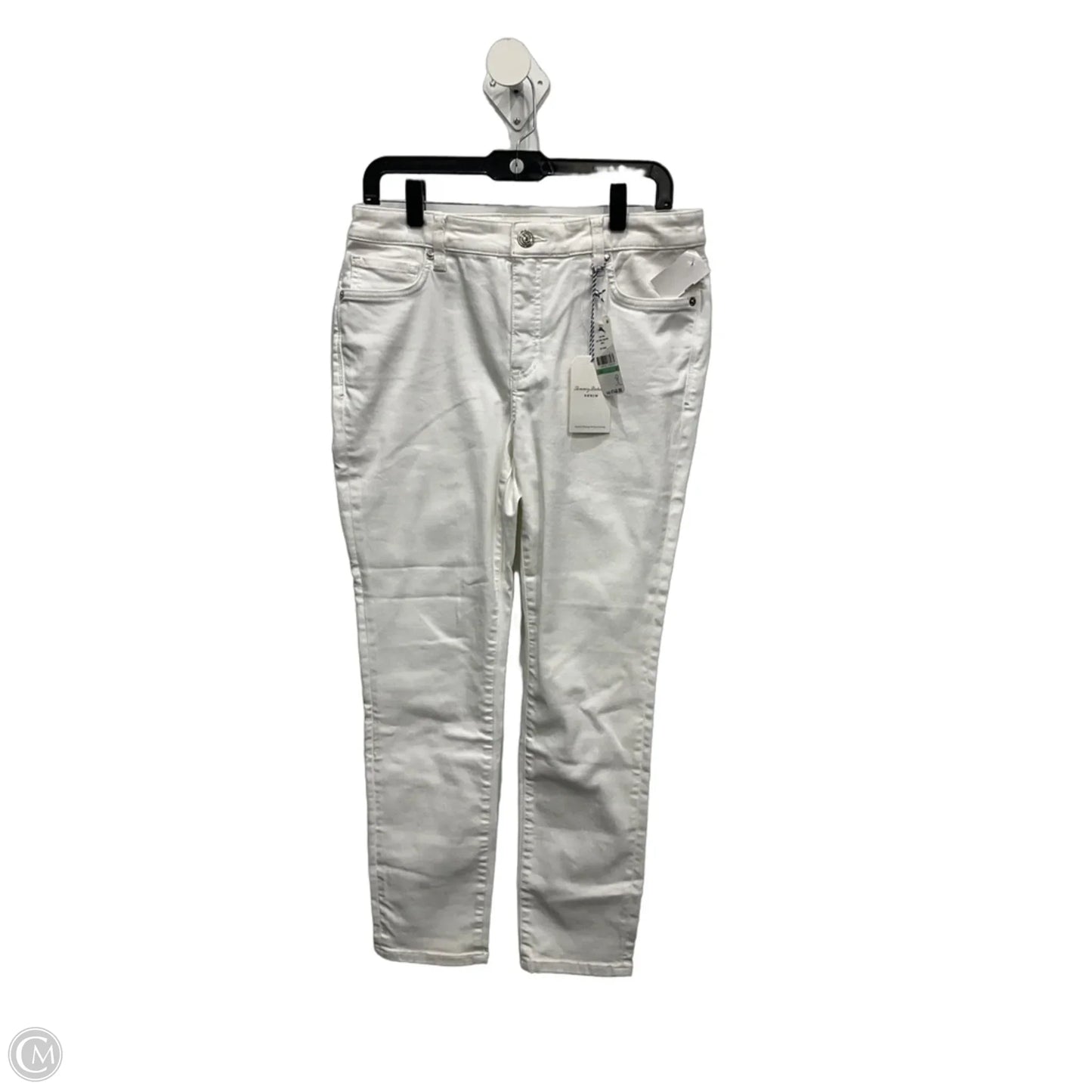 Pants Cropped By Tommy Bahama In White Denim, Size: 8