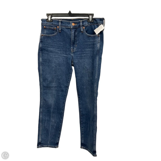 Jeans Straight By J. Crew In Blue Denim, Size: 8
