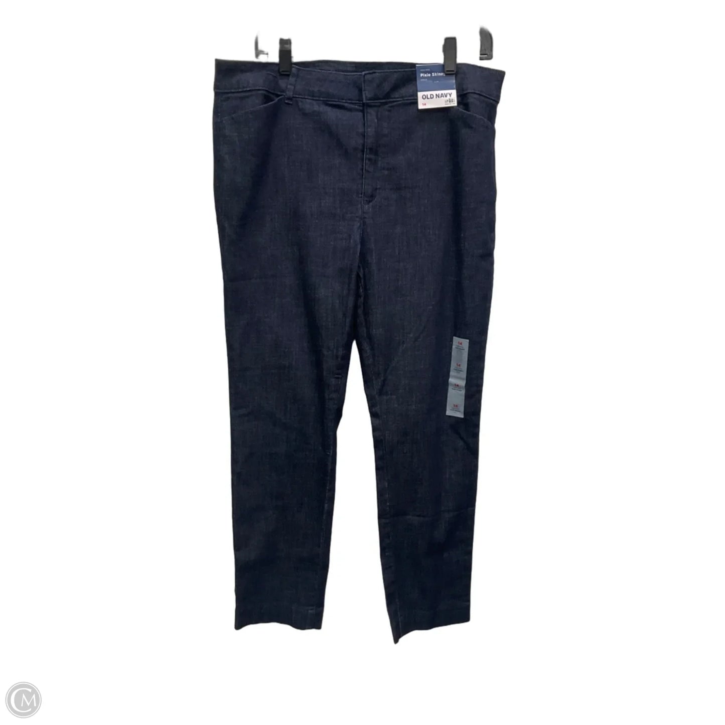 Jeans Skinny By Old Navy In Blue Denim, Size: 14