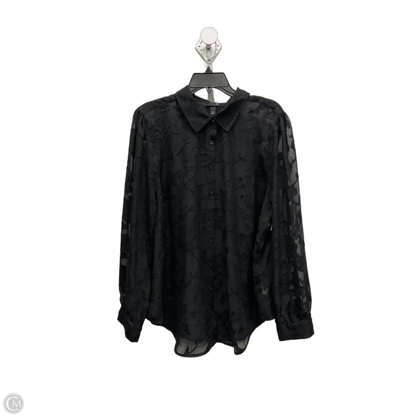 Top Long Sleeve By Torrid In Black, Size: 2x