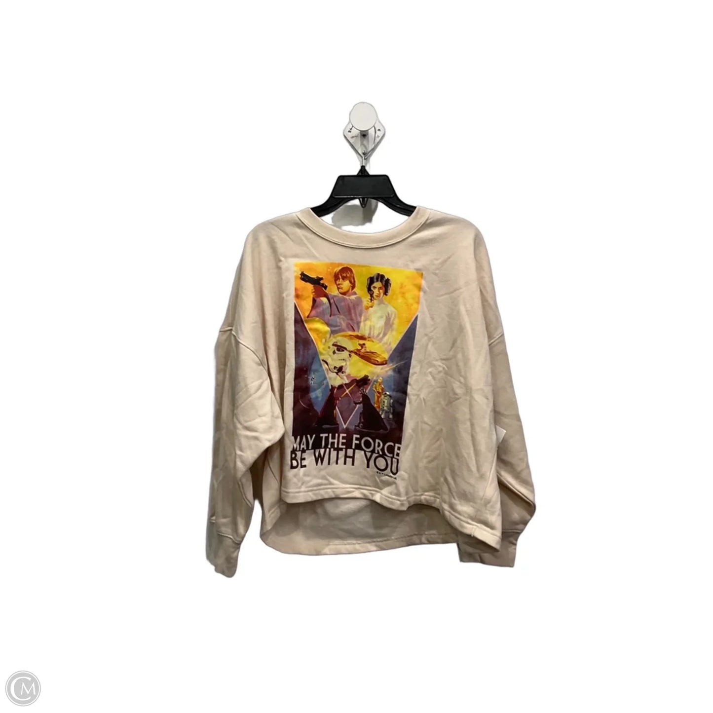 Athletic Sweatshirt Collar By Old Navy In Tan, Size: Xxl
