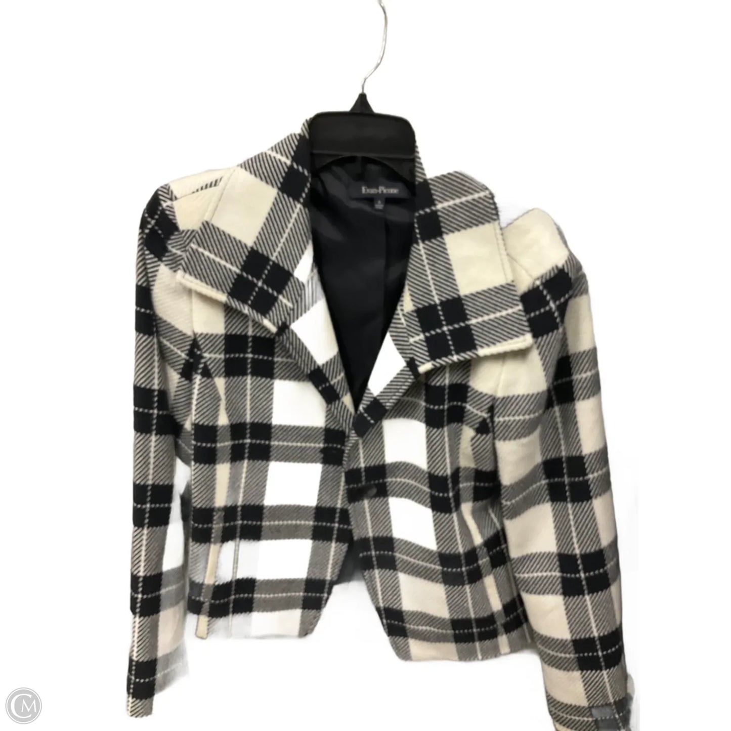 Blazer By Evan-picone In Plaid Pattern, Size: 8