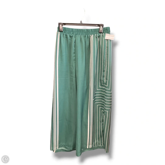 Pants Lounge By Modern Works In Green & White, Size: 1x