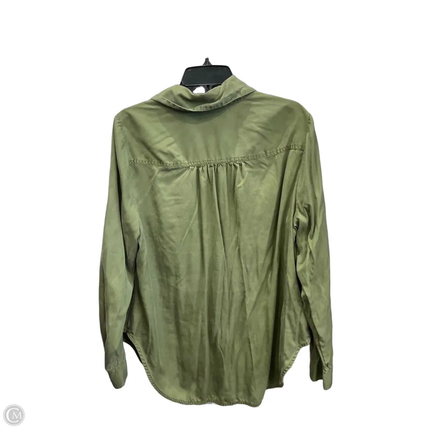 Blouse Long Sleeve By Lane Bryant In Green, Size: 18
