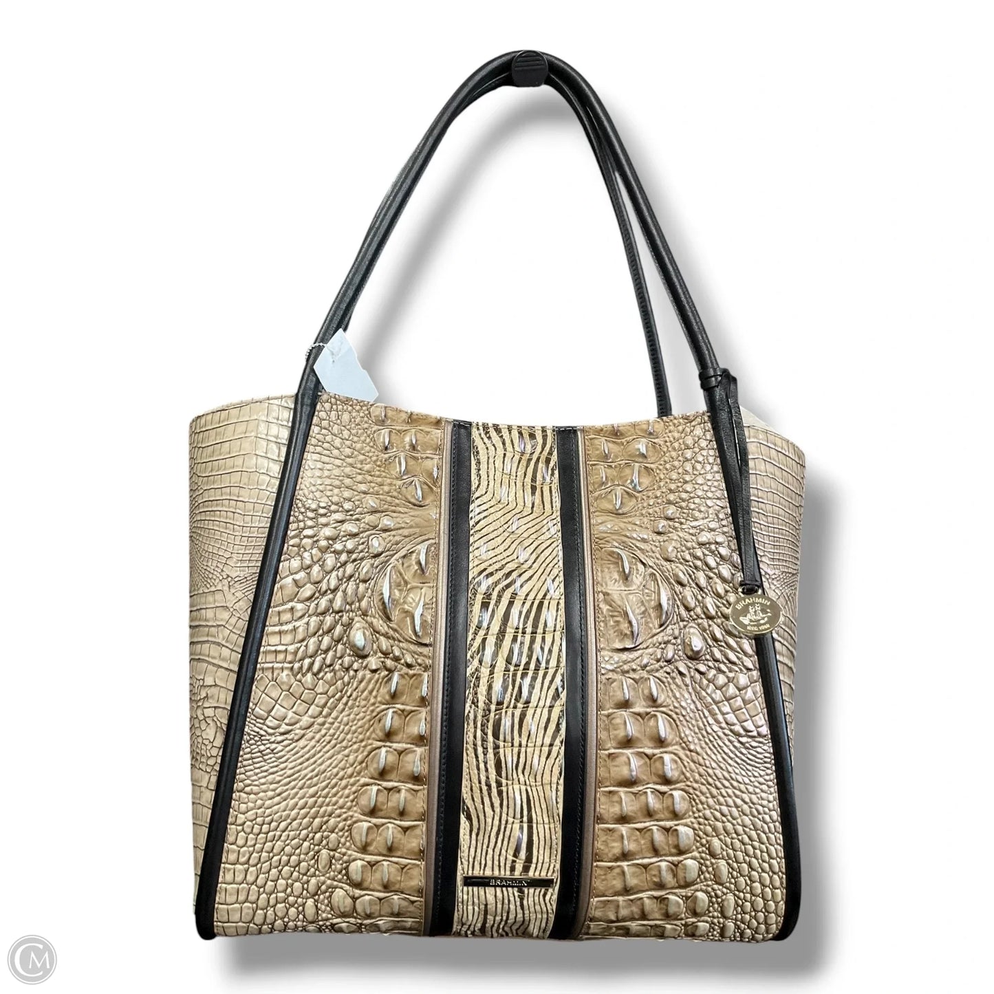 Handbag Designer By Brahmin, Size: Large