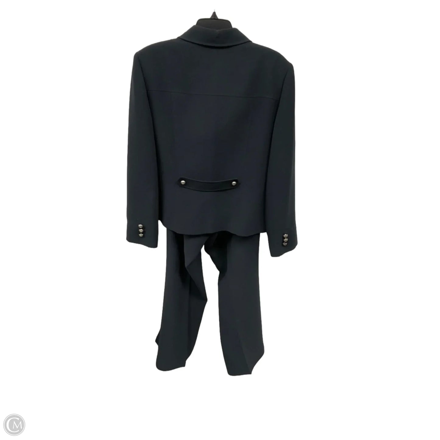 Pants Suit 2pc By Tahari In Black, Size: 18