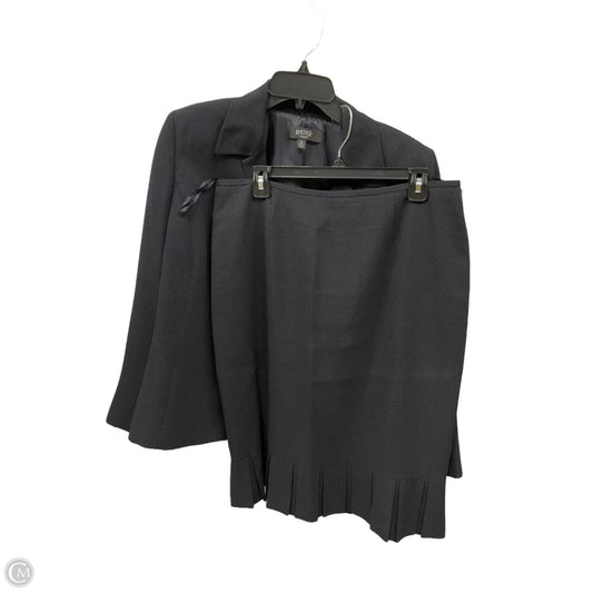 Skirt Suit 2pc By Kasper In Black & White, Size: Xl