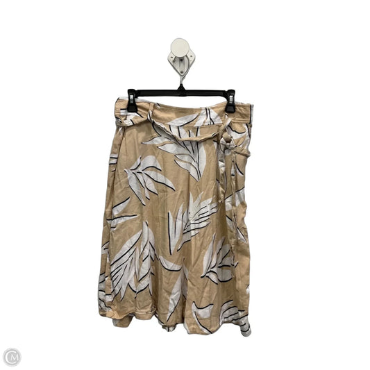 Skirt Midi By Loft In Tan, Size: 10