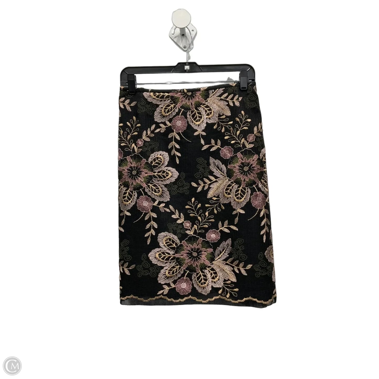 Skirt Midi By Tahari In Black, Size: 16