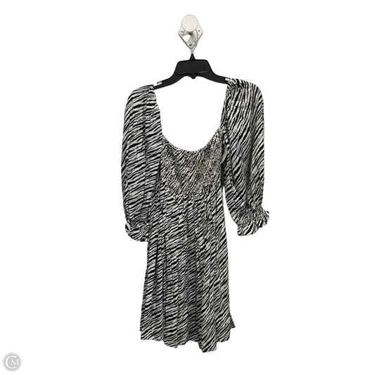 Dress Casual Midi By Faithfull The Brand In Black & White, Size: L