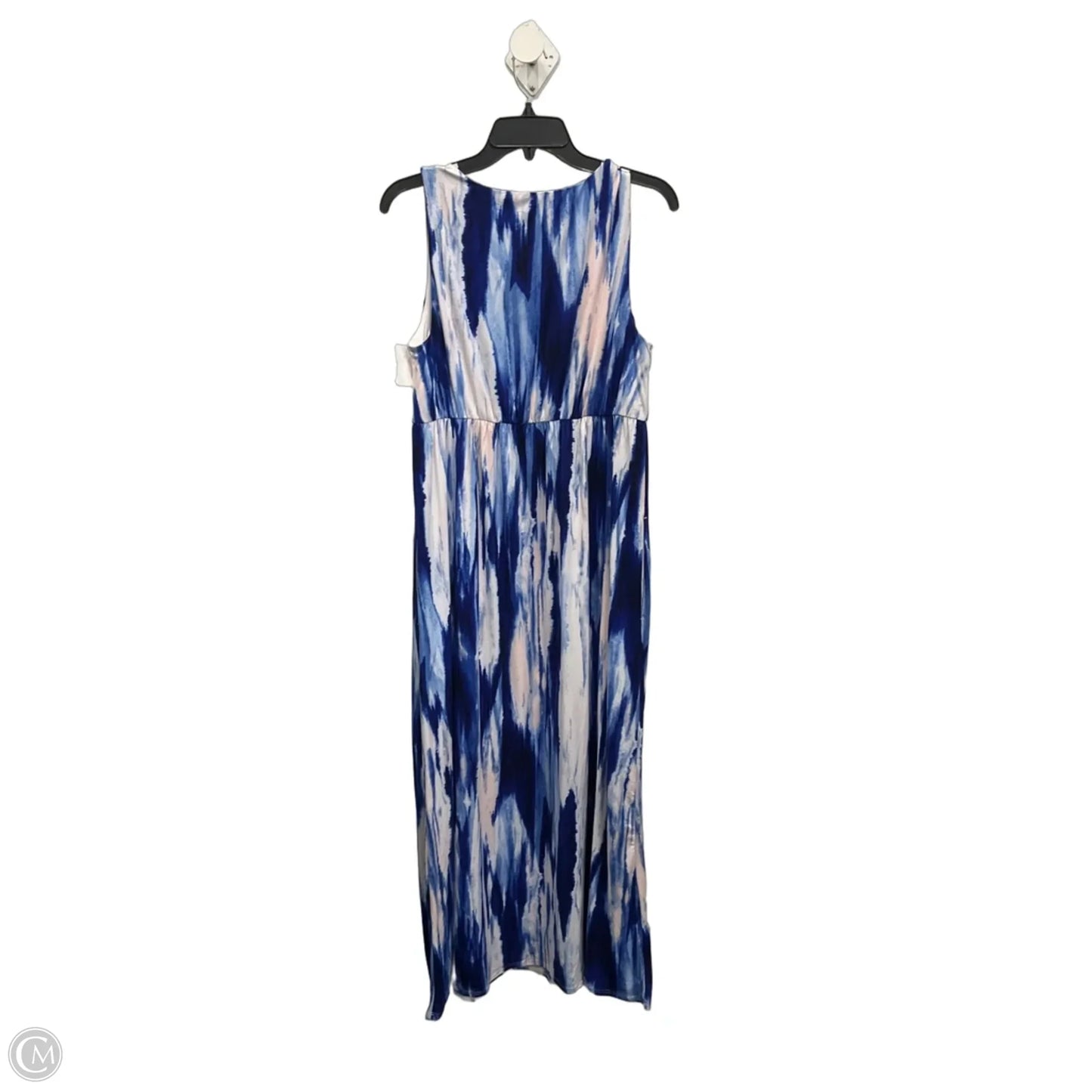 Dress Casual Maxi By Soma In Blue & White, Size: M