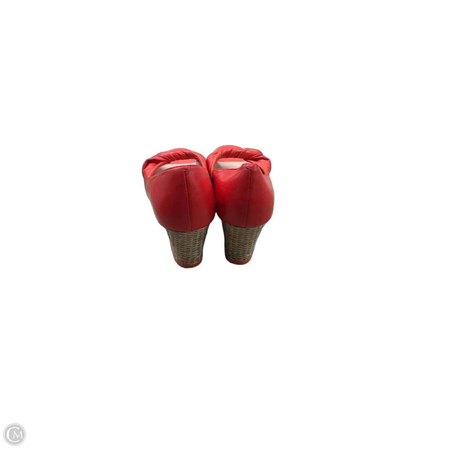 Shoes Heels Wedge By Cole-haan In Red, Size: 6.5