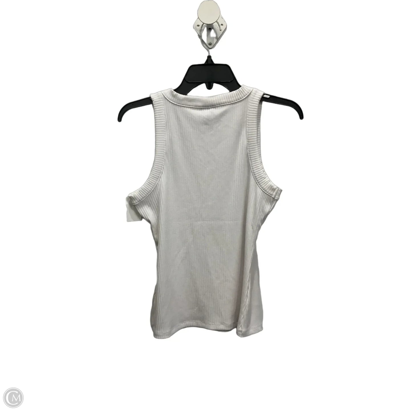 Top Sleeveless Basic By Inc In White, Size: S
