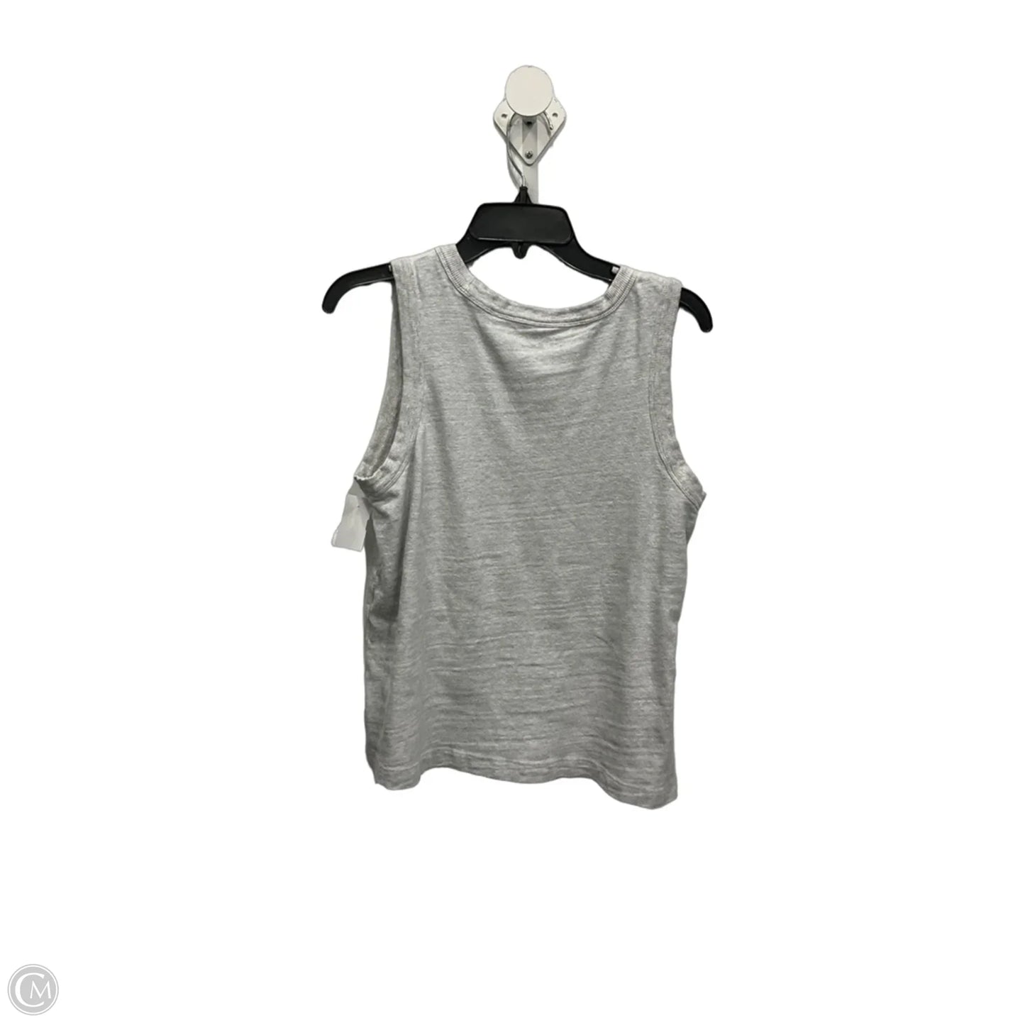 Top Sleeveless Basic By Loft In Grey, Size: M