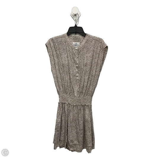 Dress Casual Midi By Rails In Brown & Cream, Size: M