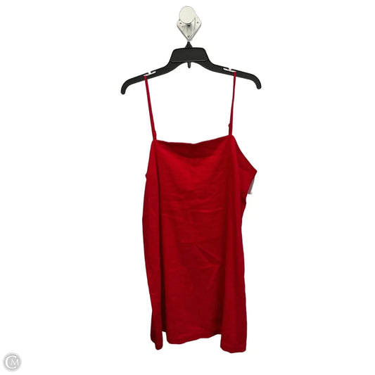 Dress Casual Short By A New Day In Red, Size: L