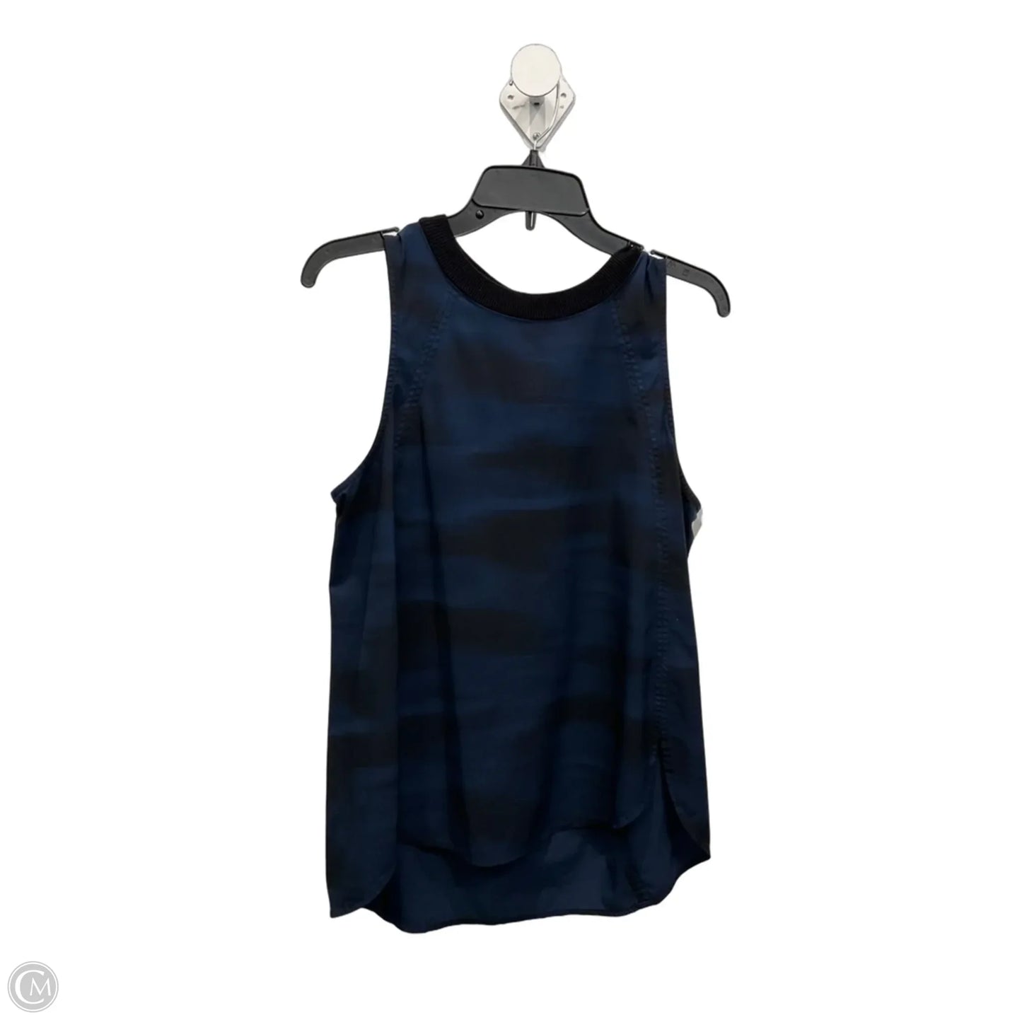Athletic Tank Top By Athleta In Black & Blue, Size: M
