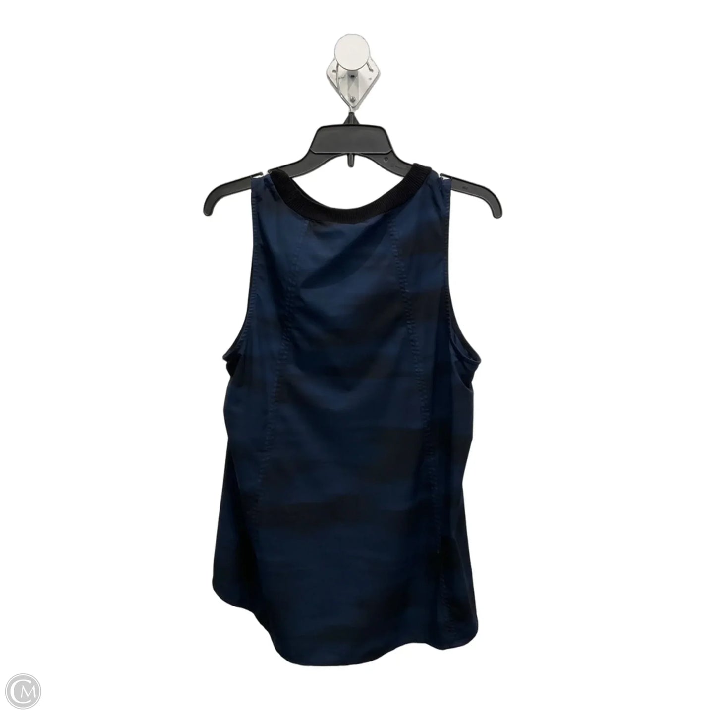 Athletic Tank Top By Athleta In Black & Blue, Size: M