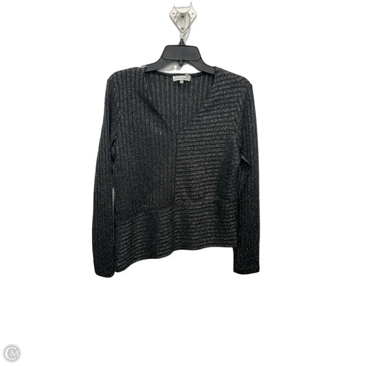 Skirt Set 2pc By Calvin Klein In Black & Silver, Size: S