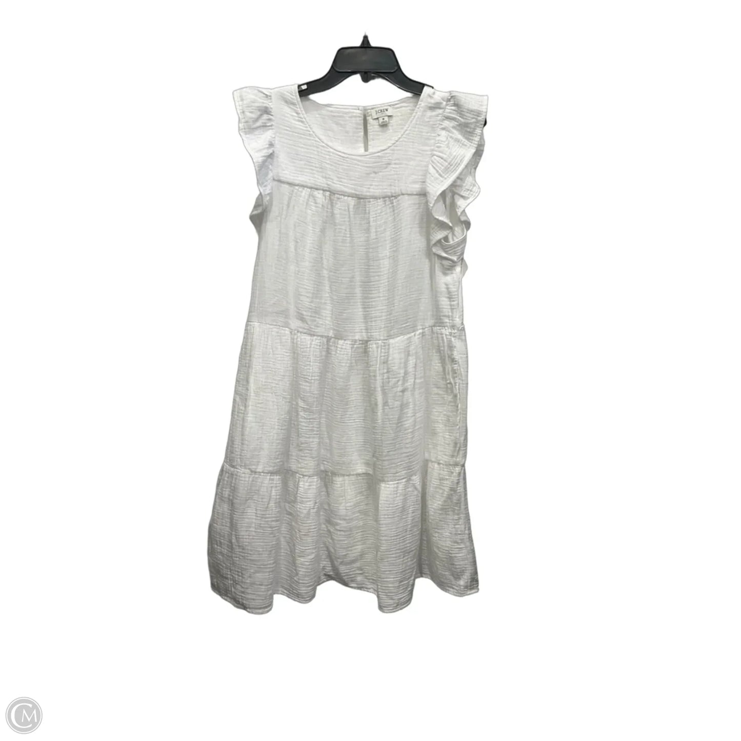 Dress Casual Midi By J. Crew In White, Size: M
