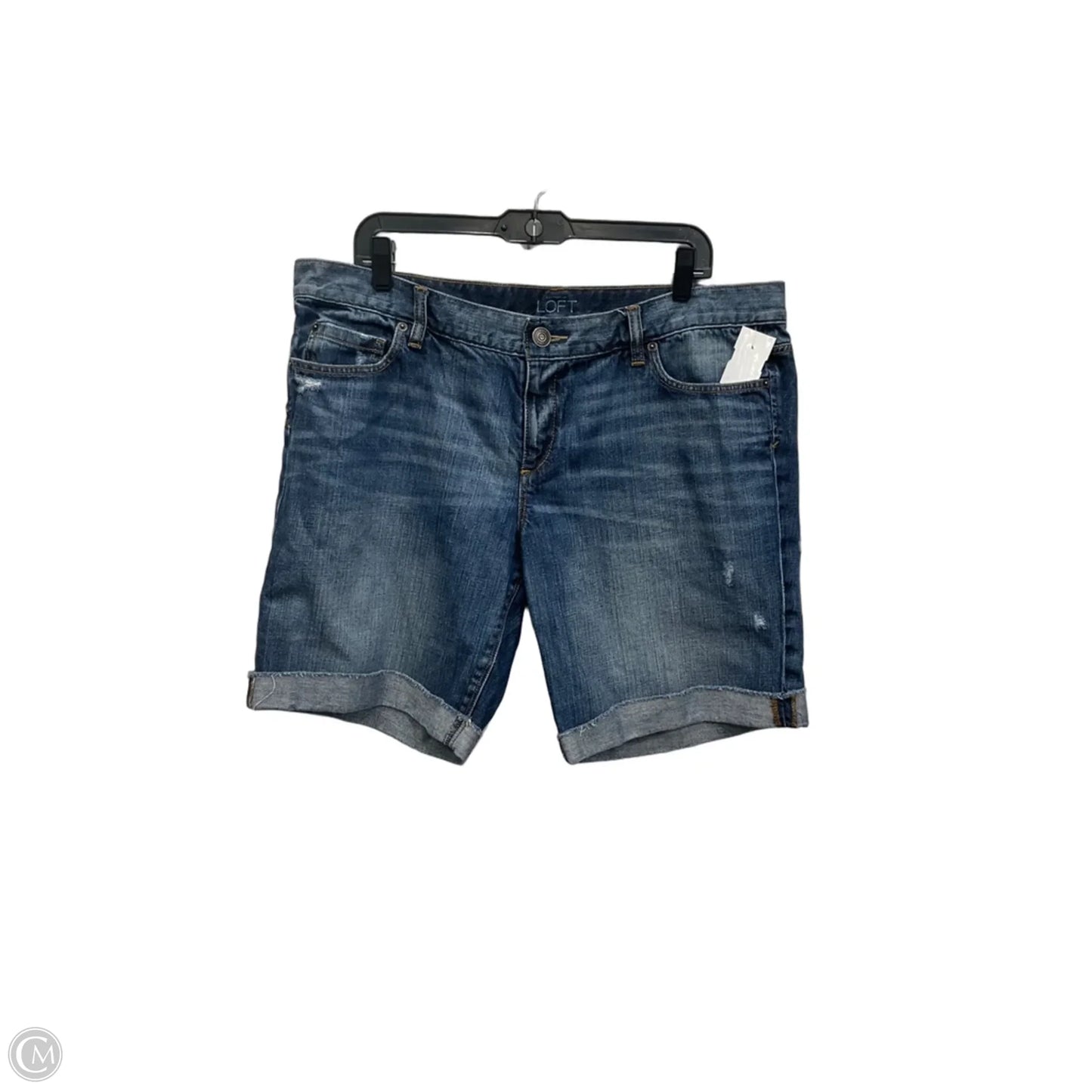 Shorts By Loft In Blue Denim, Size: Xl
