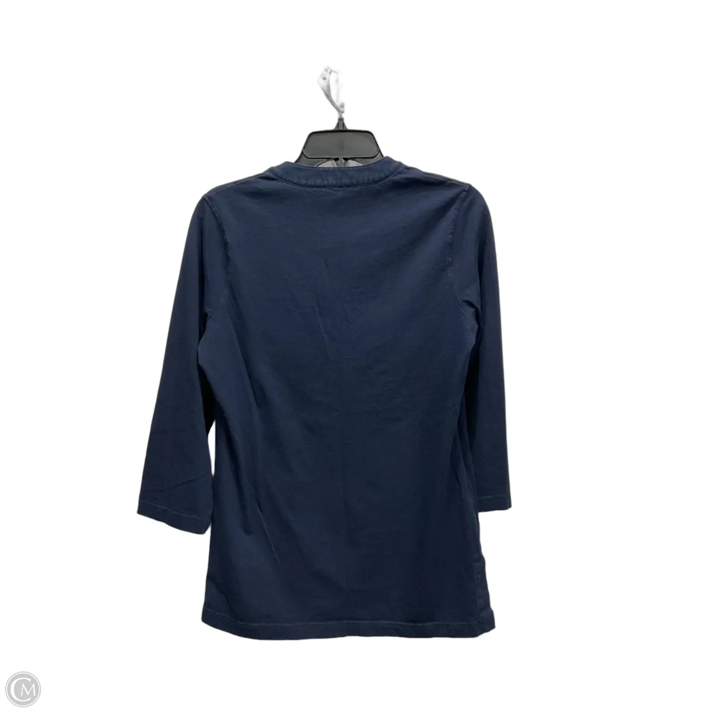 Top Long Sleeve Basic By Vineyard Vines In Navy, Size: M