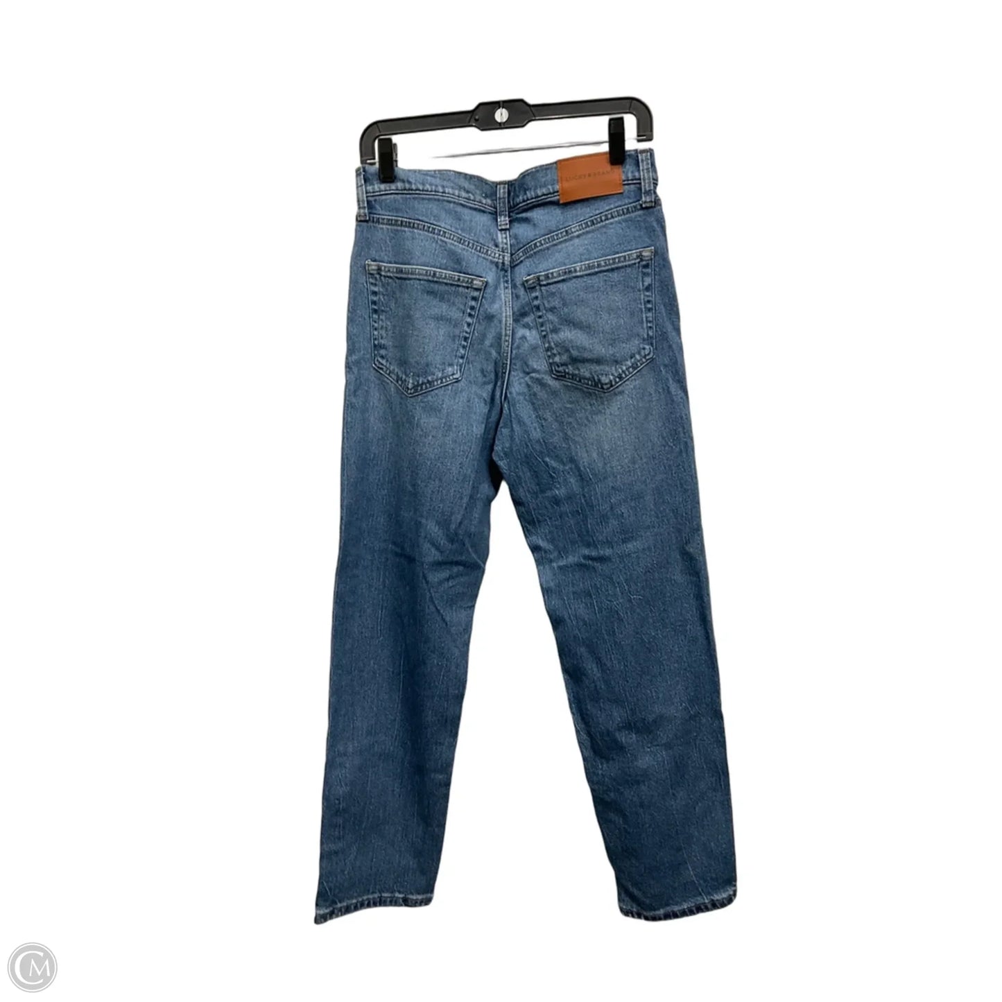 Jeans Straight By Lucky Brand In Blue Denim, Size: 6
