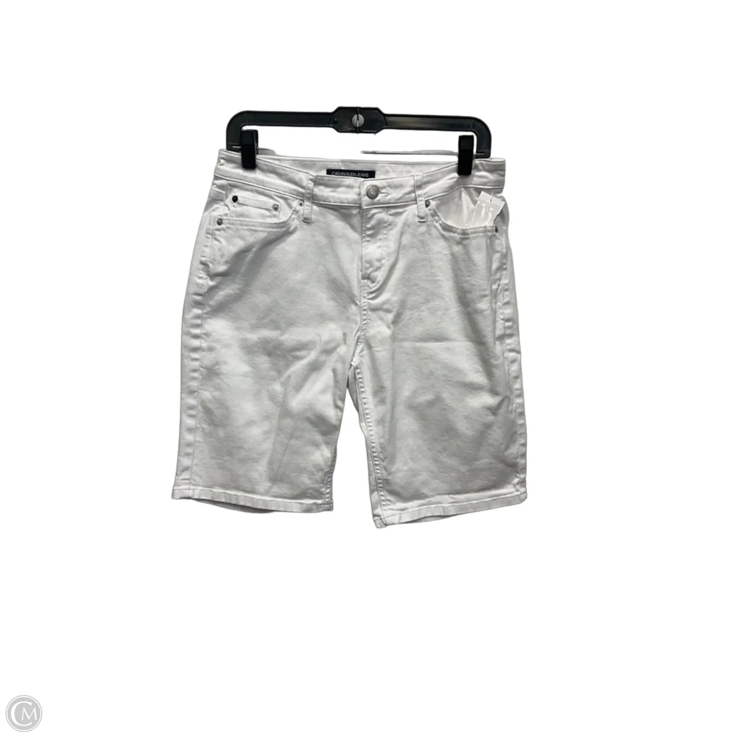 Shorts By Calvin Klein In White, Size: M