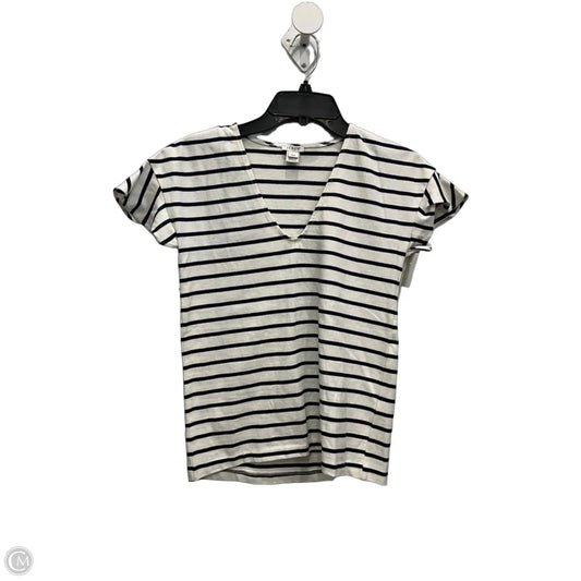 Top Short Sleeve By J. Crew In Striped Pattern, Size: Xxs