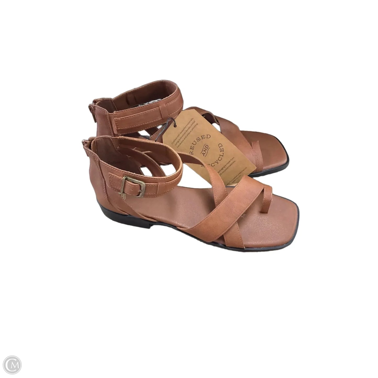Sandals Flats By Frye And Co In Brown, Size: 11