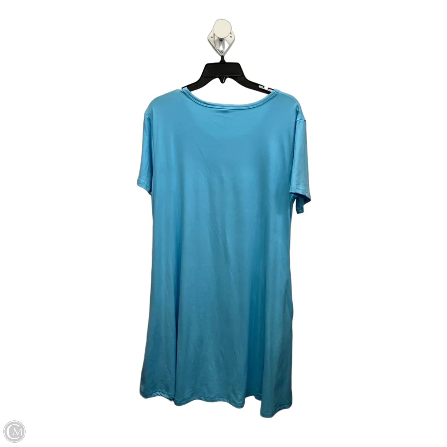 Dress Casual Midi By Clothes Mentor In Blue, Size: Xl