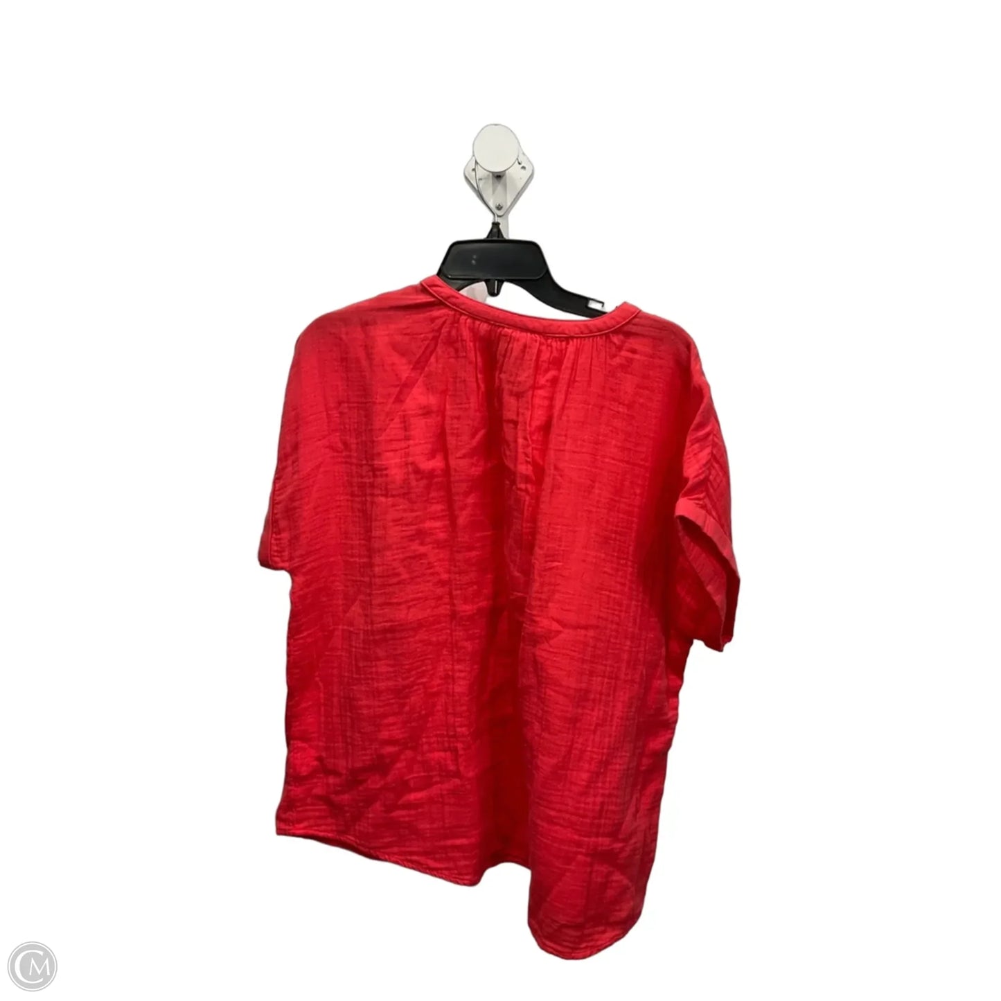 Top Short Sleeve By St Johns Bay In Coral, Size: Xl