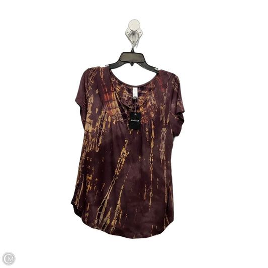 Top Short Sleeve By Clothes Mentor In Multi-colored, Size: M